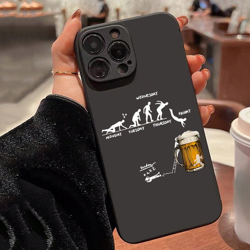 Phone Cases Samsung S25 Fe - Creative Beer-Themed Phone Case for Samsung