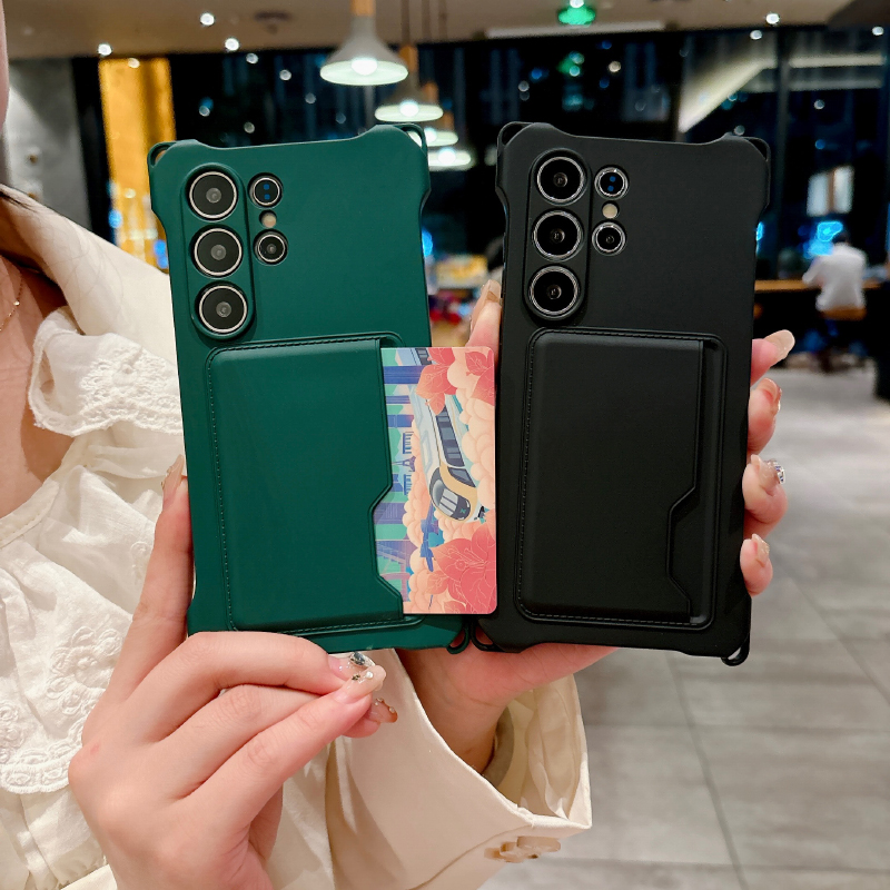 Phone Cases With Wallet - Liquid Silicone Wallet Card Slot Four