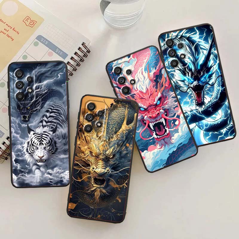 Phone Cases A14 Samsung - Anime Dragon Design For Samsung A73