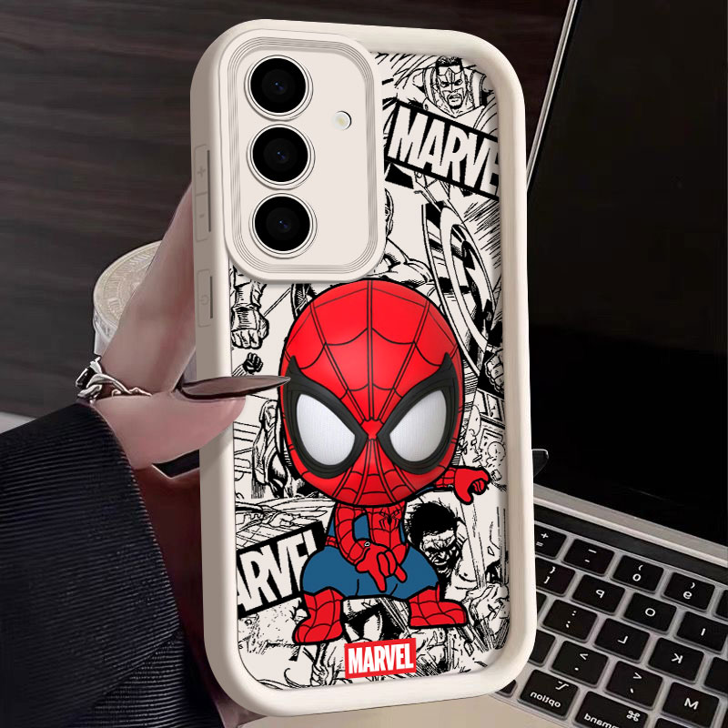 Phone Cases Samsung S25 Fe - Marvel Spiderman Cute Fundas For Samsung