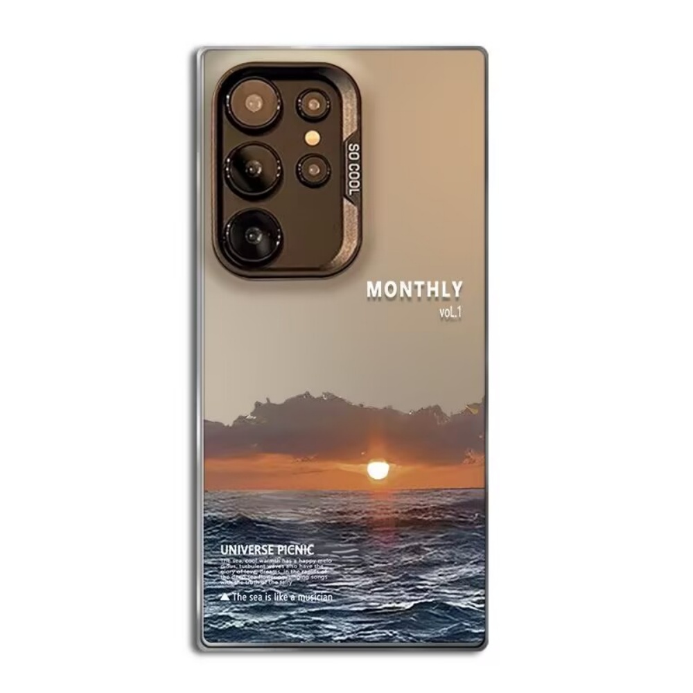 Phone Cases Samsung S25 Fe - Sunset Theme At Sea Frosted Phone