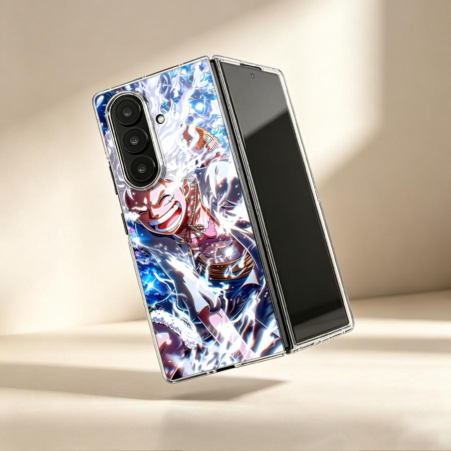 Phone Cases Z Fold 6 - Cartoon O-One P-iece Transparent Soft Phone