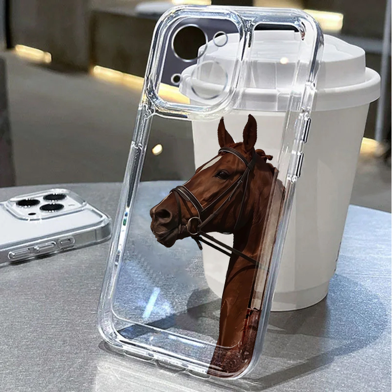 Phone Cases Xr Iphone - Animal Horse Soft Phone Cover Case