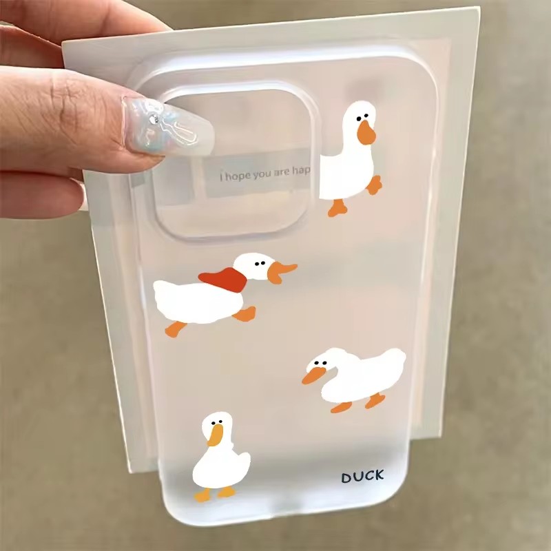 Phone Cases Xr Cute - Super Cute Duck Quack Matte Translucent