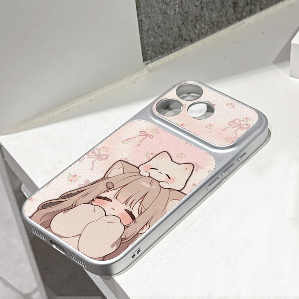 Phone Cases Aesthetic - Sweet Aesthetic Cartoon Cat Phone Case