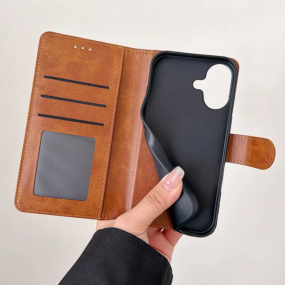 Phone Cases With Wallet - Flip Wallet PU Leather Phone Case