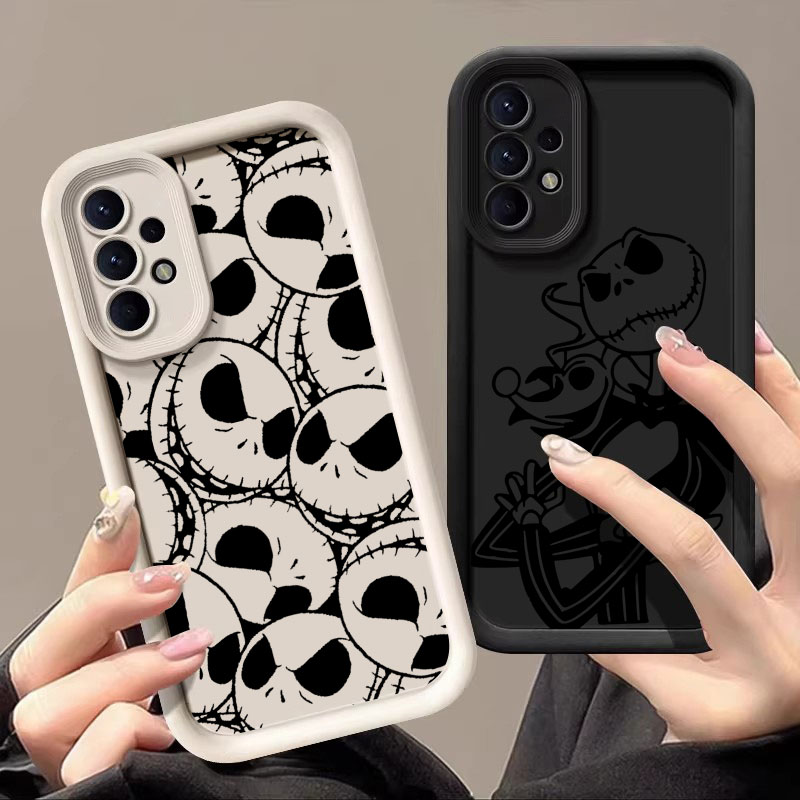 Phone Cases Samsung A14 - Jack Sally Skellington Art Case For