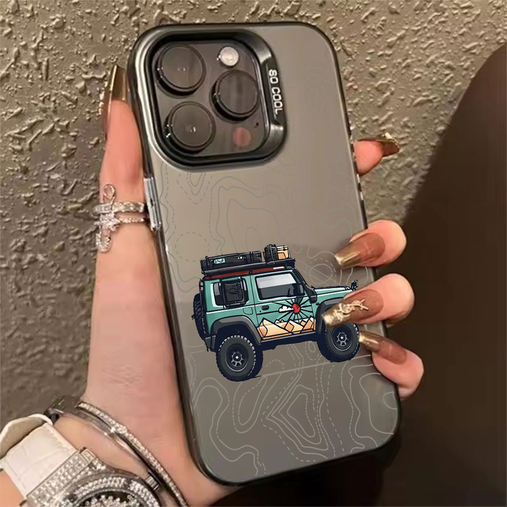 Phone Cases Xr Iphone - Simple Car Pattern Phone Case For