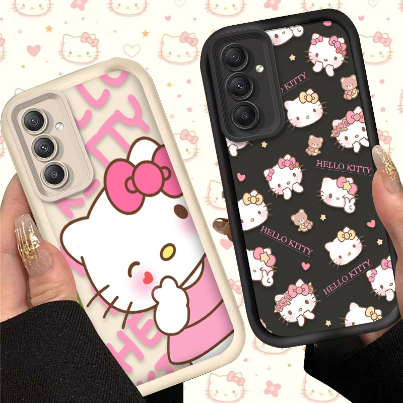 Phone Cases Samsung A14 - Sanrio Pink Hello Kitty Case for