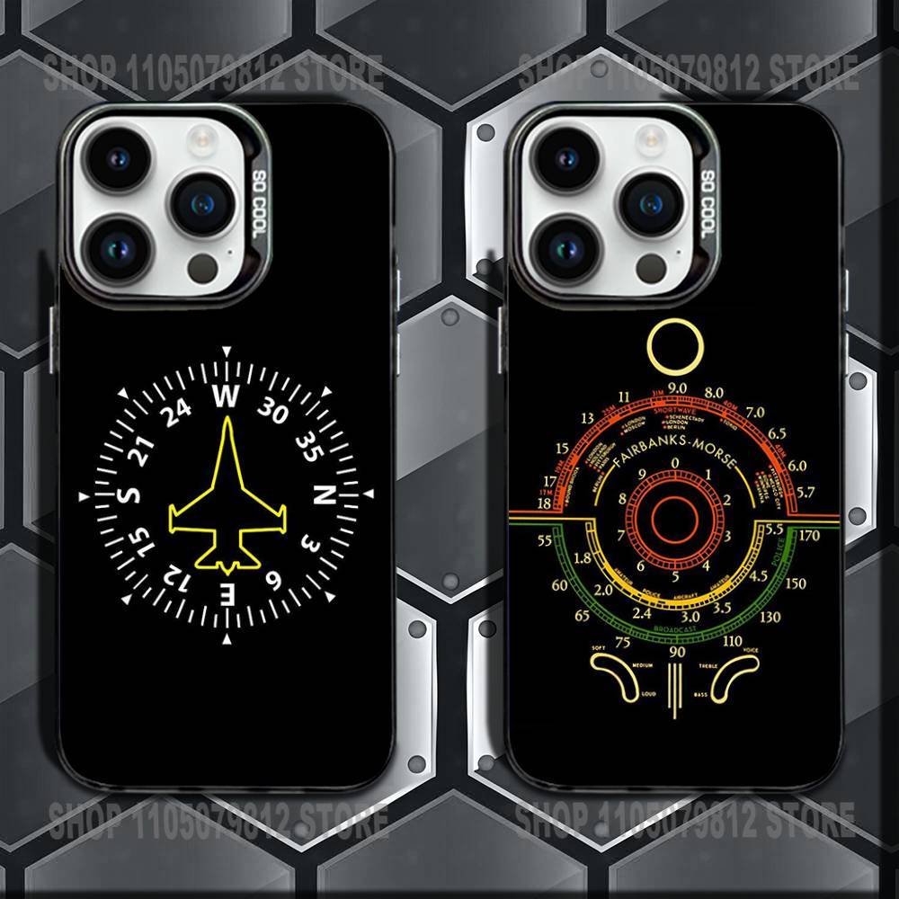 Phone Cases Aviation - Aviation Airplane Instrument Phone Case For