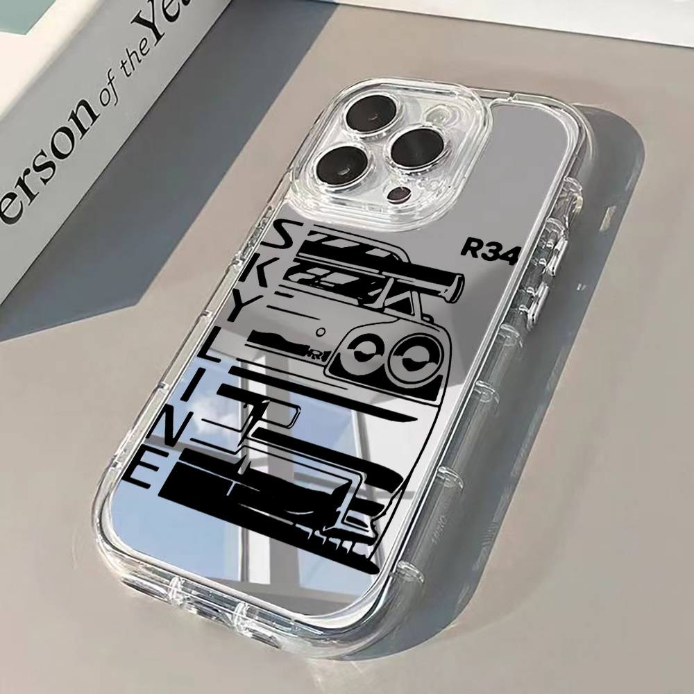 Phone Cases Xr Iphone - JDM Sports Car Silver Mirror Phone