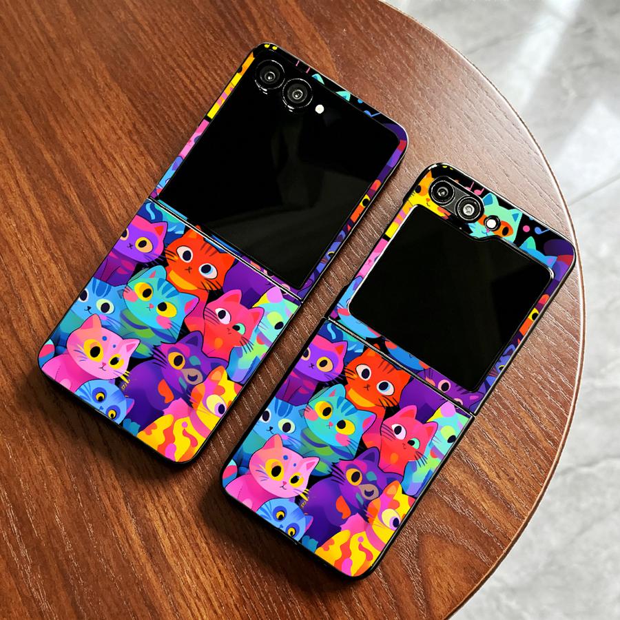 Phone Cases Z Fold 6 - Full Cover Cat Phone Cover Case