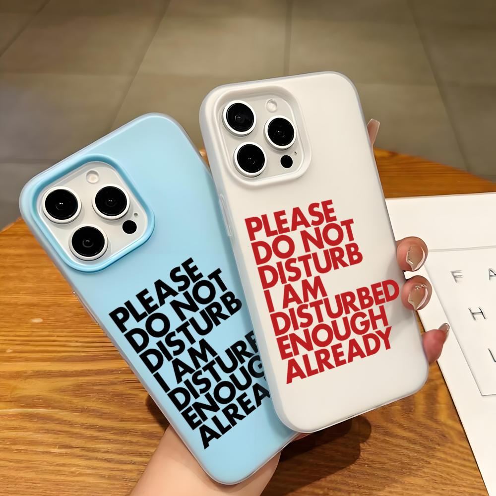 Phone Cases Aesthetic - Funny Aesthetic English Pattern Jelly Silicone