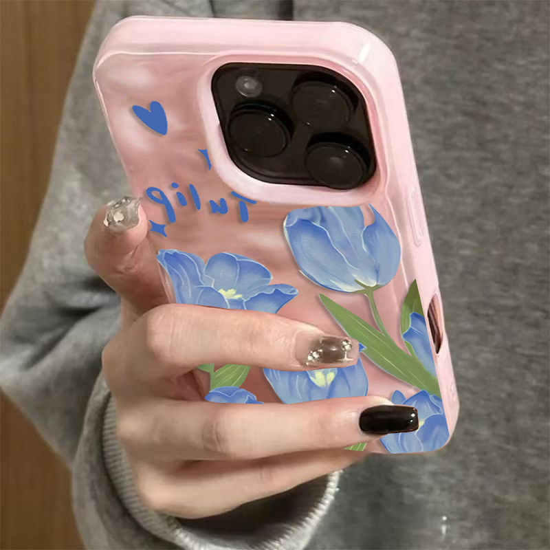 Aesthetic Tulip Flower Phone C - Phone Cases Aesthetic recension och pris
