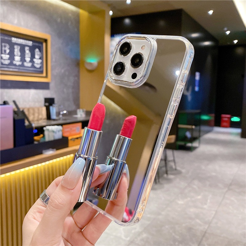 Cute Flower Makeup Mirror Phon - Phone Cases Aesthetic recension och pris