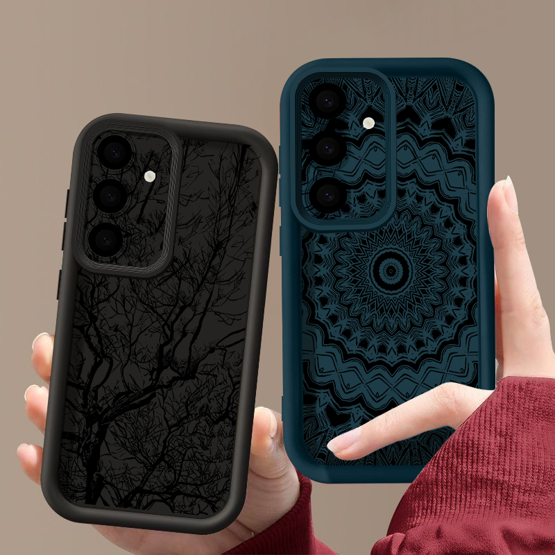 Retro Flower Totem Pattern Cas - Phone Cases Samsung A14 recension och pris