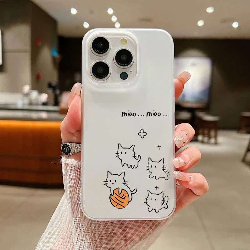 Cute Black Cat Pattern Phone C - Phone Cases Xr Cute recension och pris