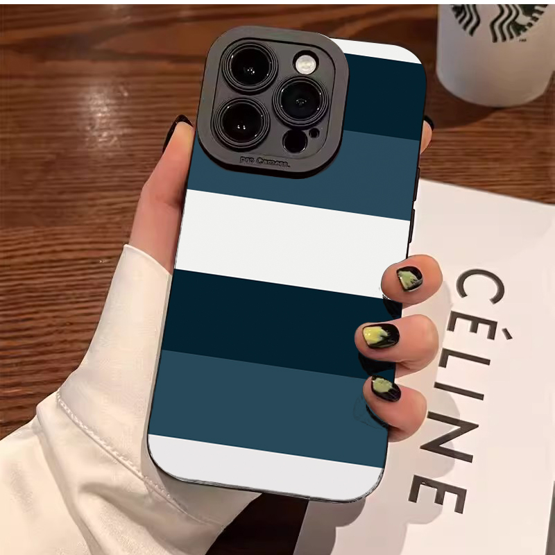 Blue White Striped Pattern Pho - Phone Cases Samsung S25 Fe recension och pris