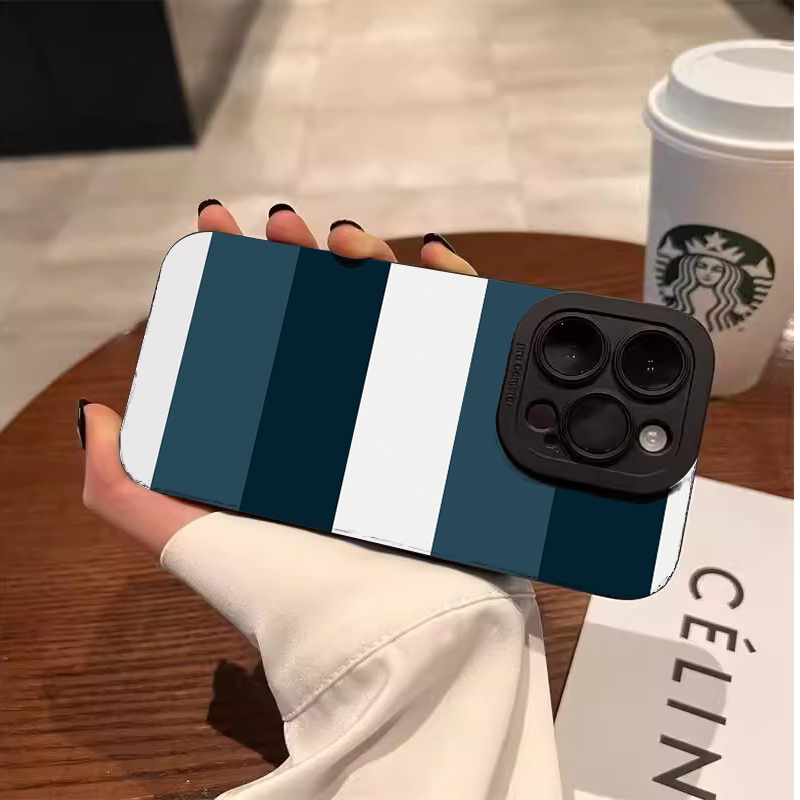 Blue White Striped Pattern Pho - Phone Cases Samsung S25 Fe recension och pris