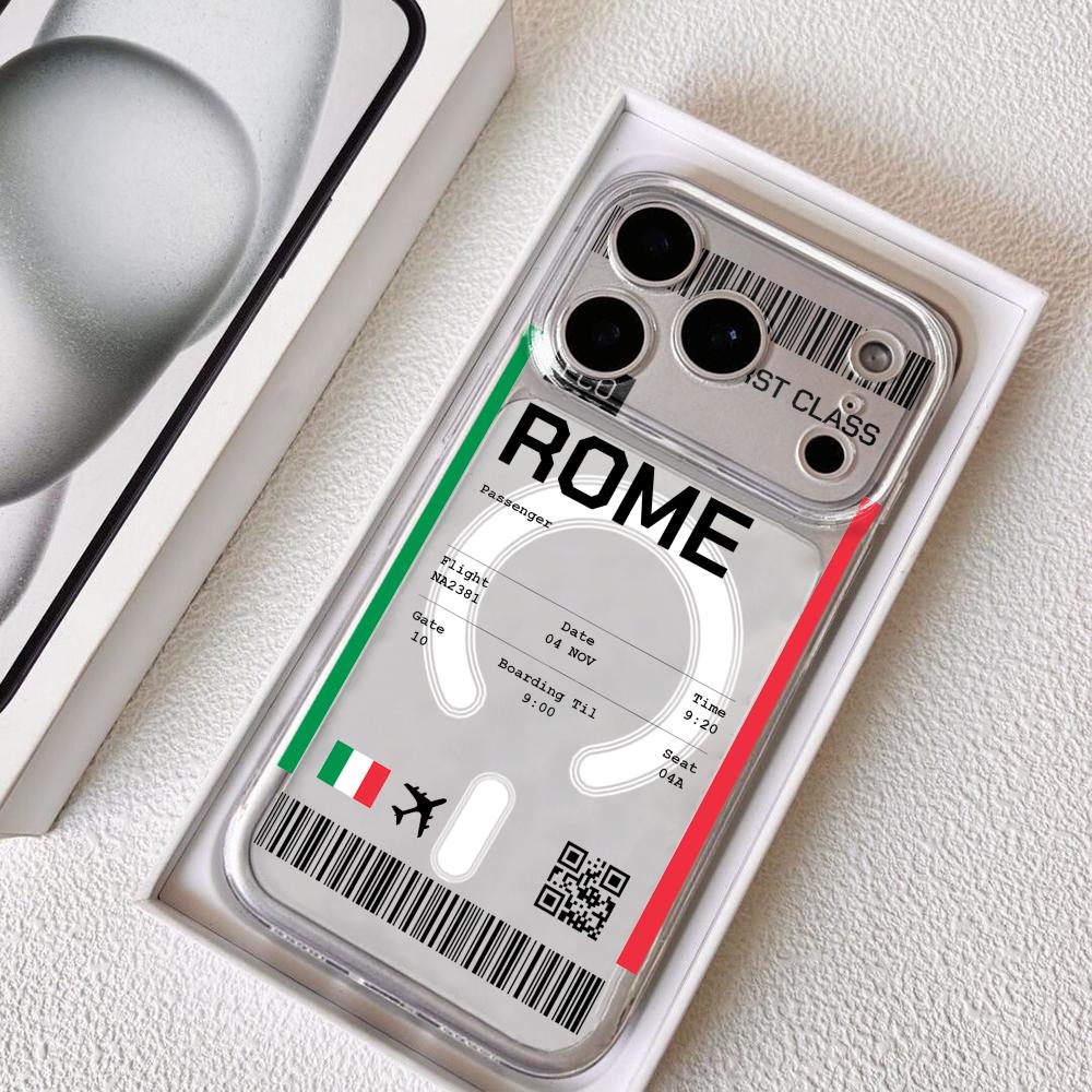 Plane travel ticket italy Phon - Phone Cases Aviation recension och pris