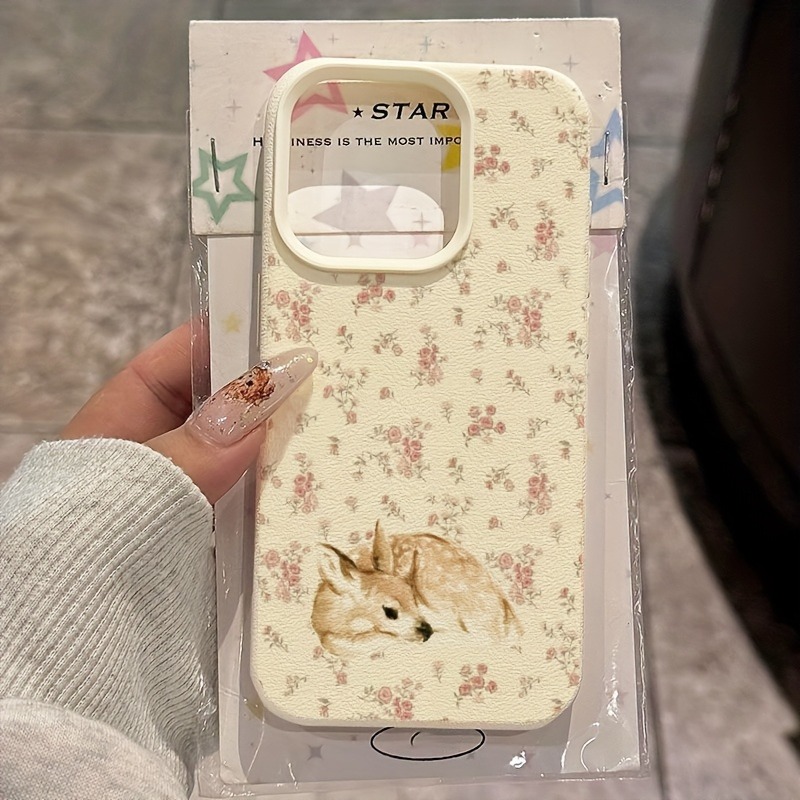 Cute Deer Full Floral Pattern  - Phone Cases Xr Cute recension och pris
