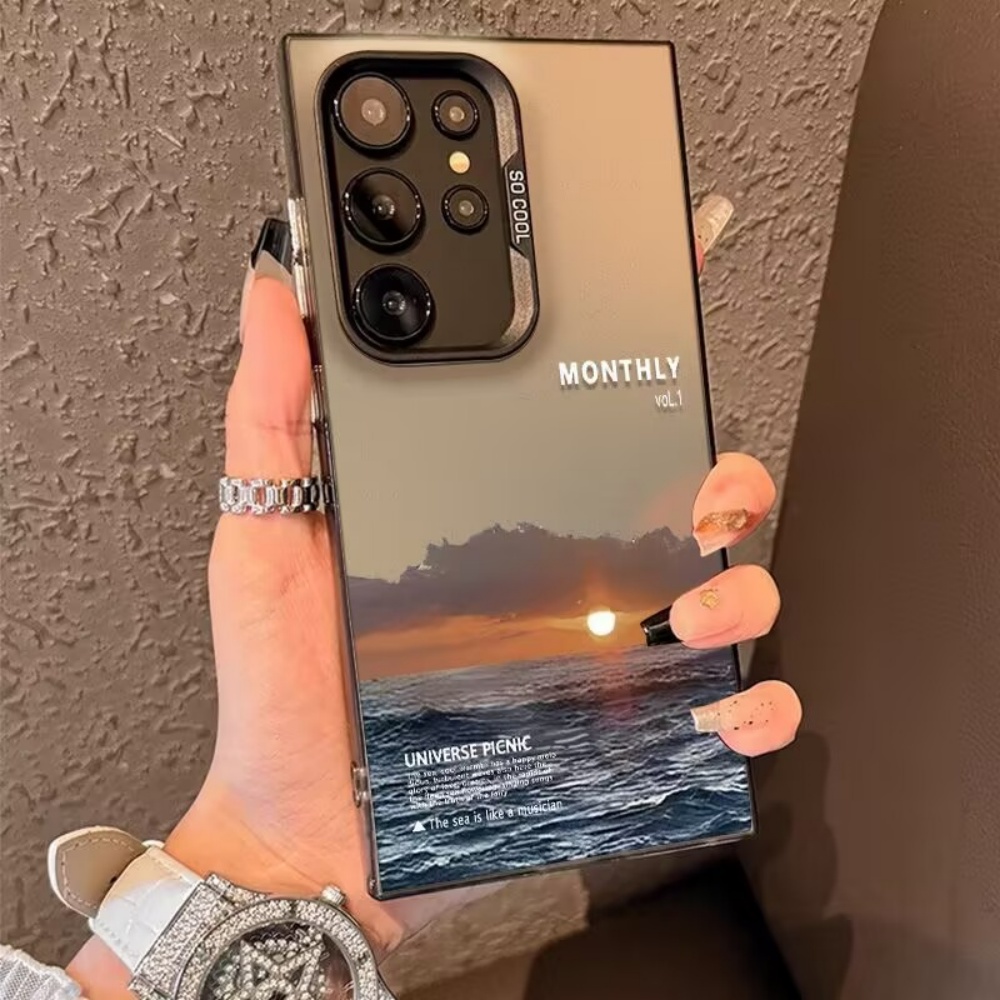 Sunset Theme At Sea Frosted Ph - Phone Cases Samsung S25 Fe recension och pris