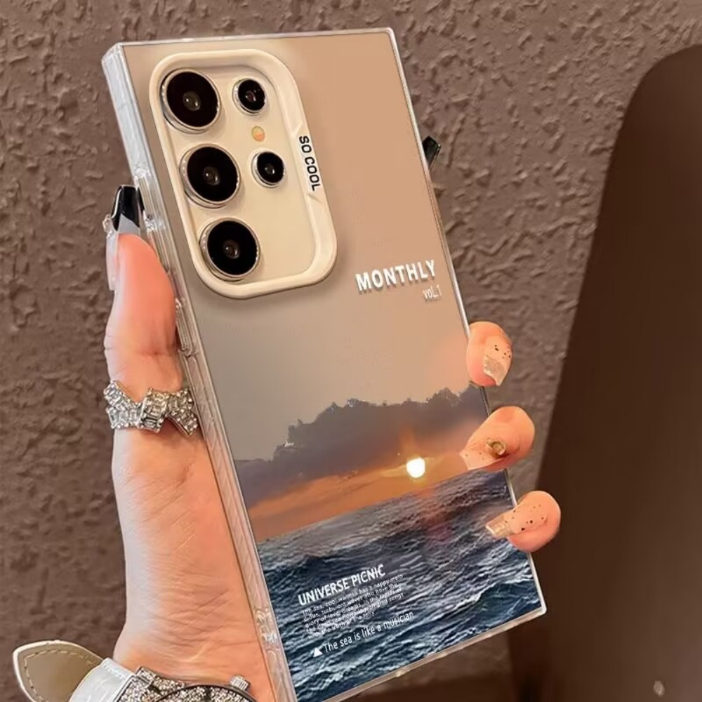Sunset Theme At Sea Frosted Ph - Phone Cases Samsung S25 Fe recension och pris