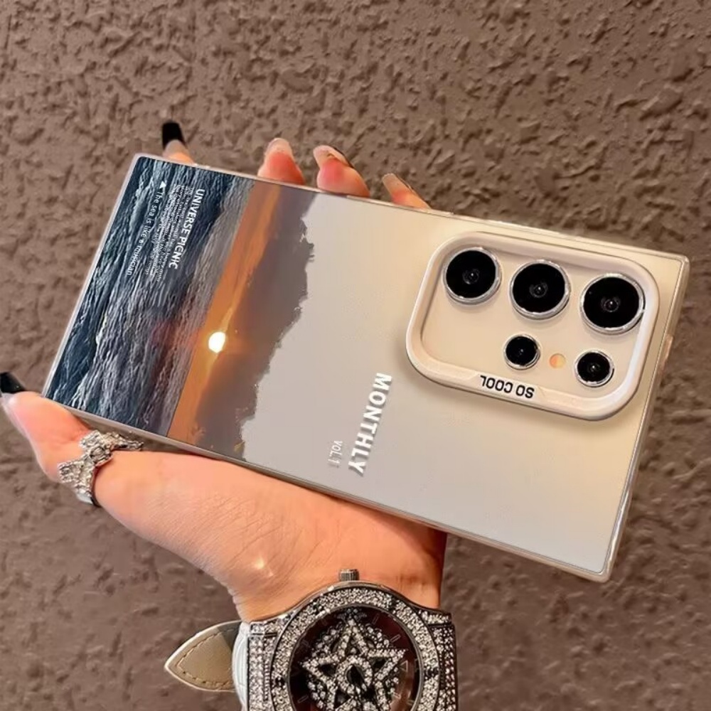 Sunset Theme At Sea Frosted Ph - Phone Cases Samsung S25 Fe recension och pris