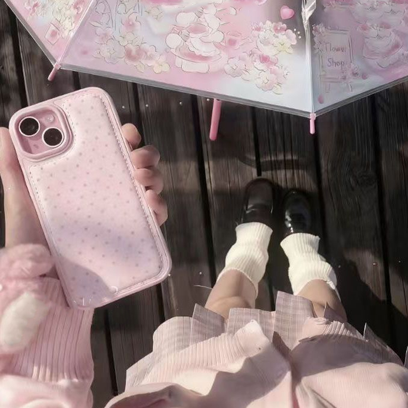 Ins Korean Trendy Cute Pink Po - Phone Cases Pink recension och pris