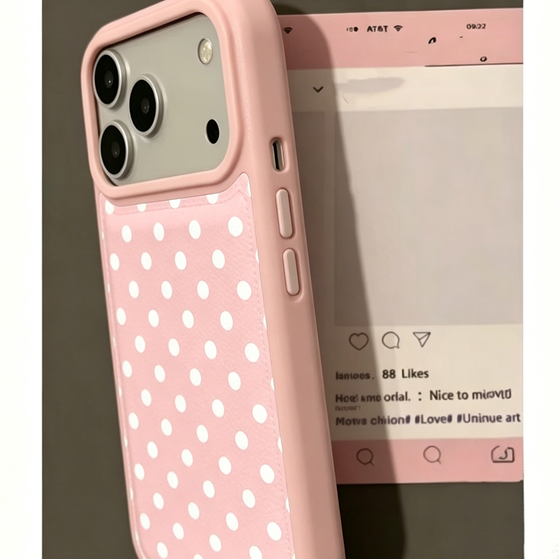 Ins Korean Trendy Cute Pink Po - Phone Cases Pink recension och pris