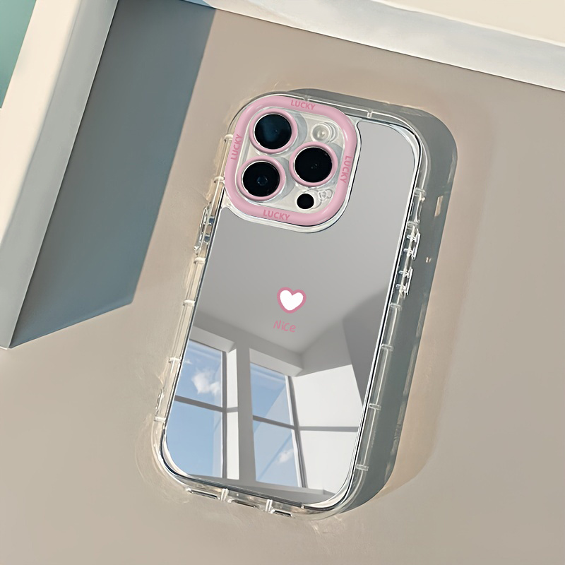 Nice Heart Makeup Mirror Phone - Phone Cases Xr Cute recension och pris