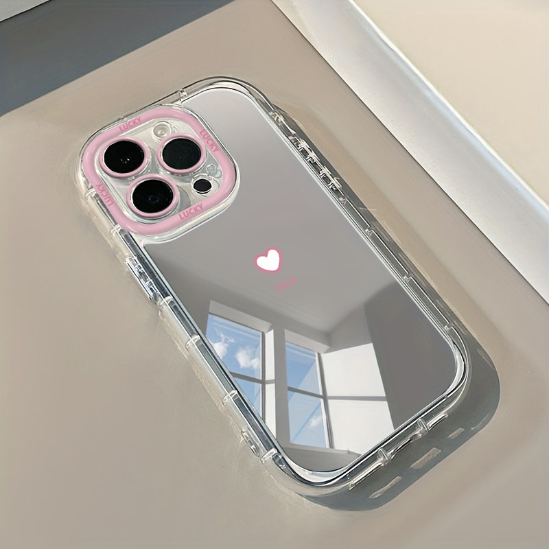 Nice Heart Makeup Mirror Phone - Phone Cases Xr Cute recension och pris