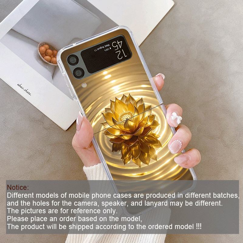 Creative Golden Lotus Flower P - Phone Cases Z Fold 6 recension och pris