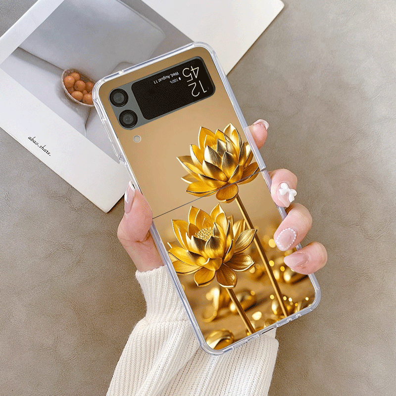 Creative Golden Lotus Flower P - Phone Cases Z Fold 6 recension och pris