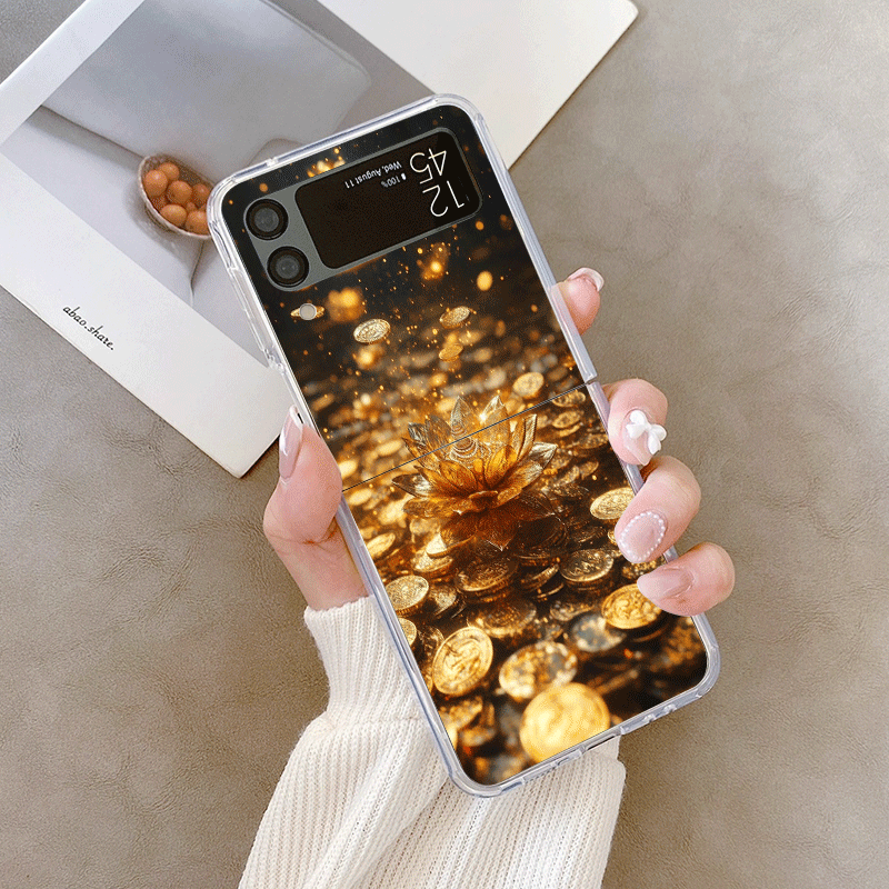 Creative Golden Lotus Flower P - Phone Cases Z Fold 6 recension och pris