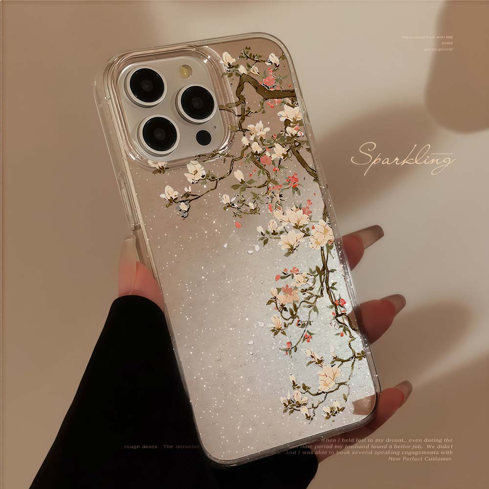 Vintage Magnolia Flower glitte - Phone Cases Xr Iphone recension och pris