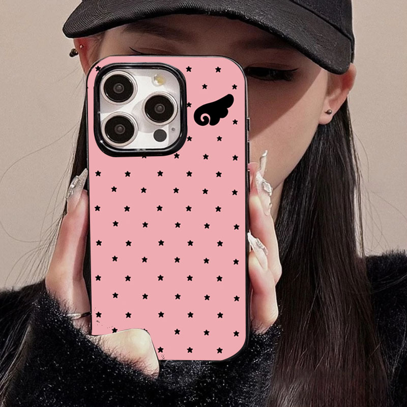 Cute Star Angel Wings Black Si - Phone Cases Xr Cute recension och pris