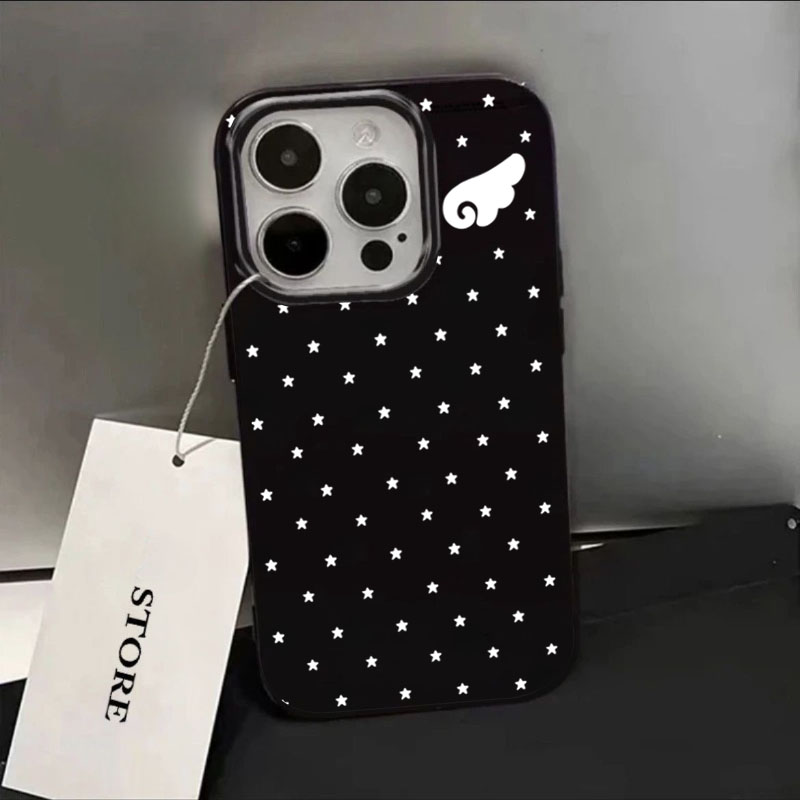 Cute Star Angel Wings Black Si - Phone Cases Xr Cute recension och pris