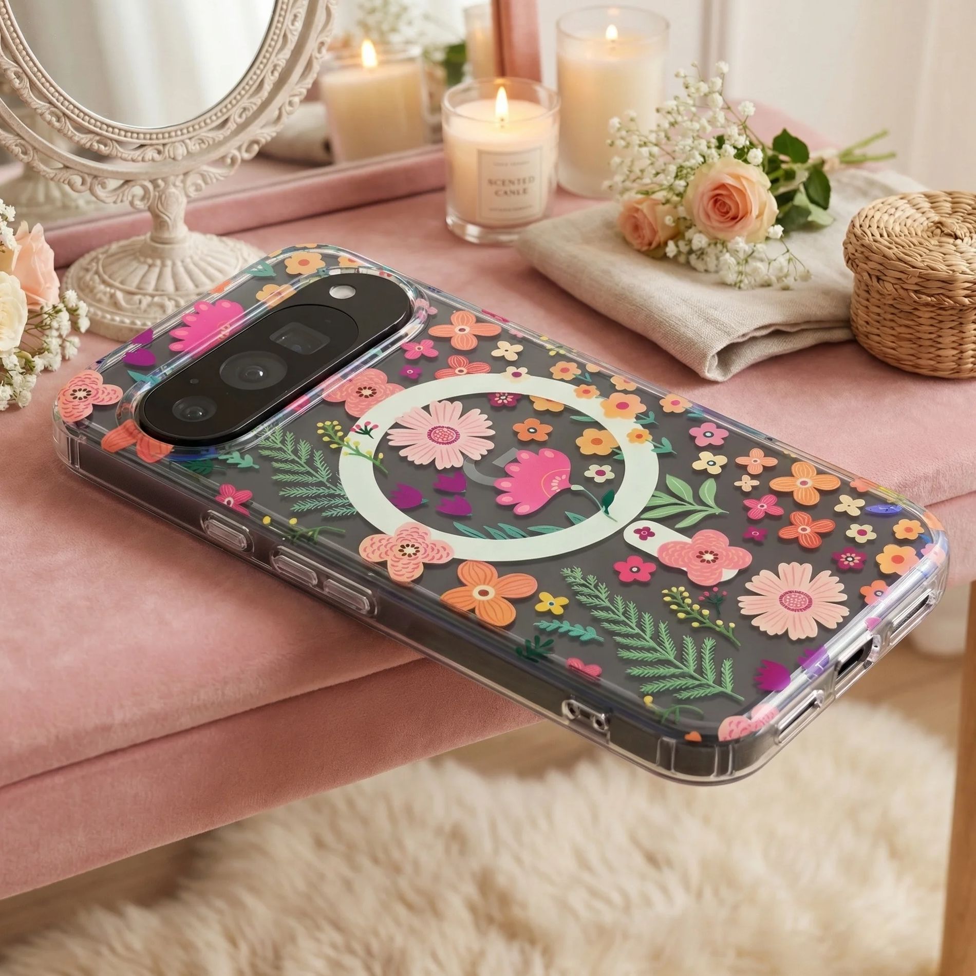 Luxury Spring Clear Glitter Pr - Phone Cases Aesthetic recension och pris