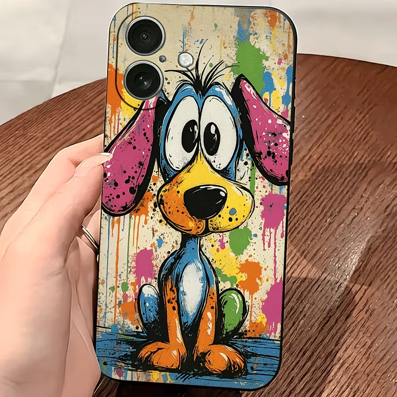 Graffiti Colored Puppy TPU Pho - Phone Cases Xr Iphone recension och pris