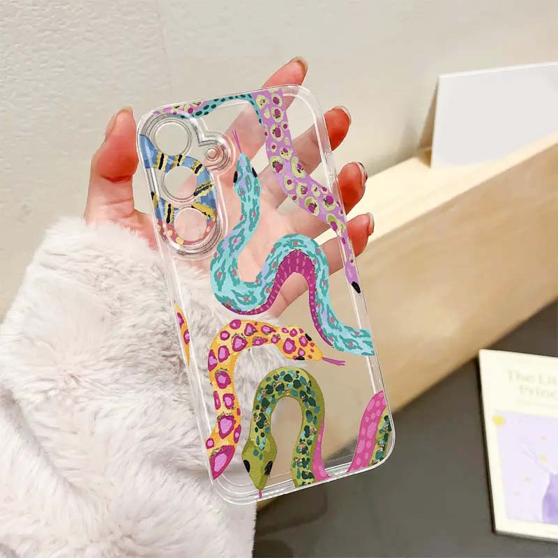 Colorful Gluttonous Snake For  - Phone Cases Samsung A14 recension och pris