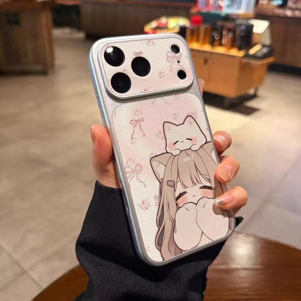 Sweet Aesthetic Cartoon Cat Ph - Phone Cases Aesthetic recension och pris