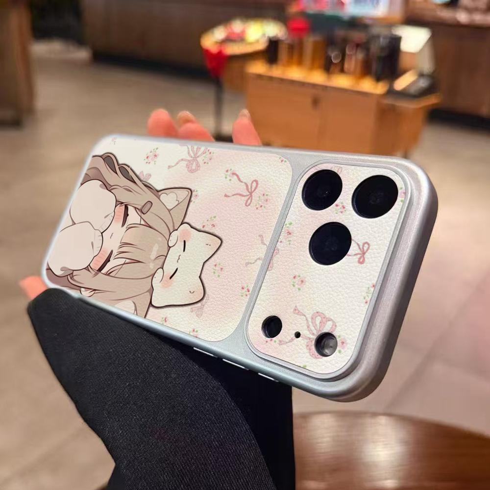 Sweet Aesthetic Cartoon Cat Ph - Phone Cases Aesthetic recension och pris