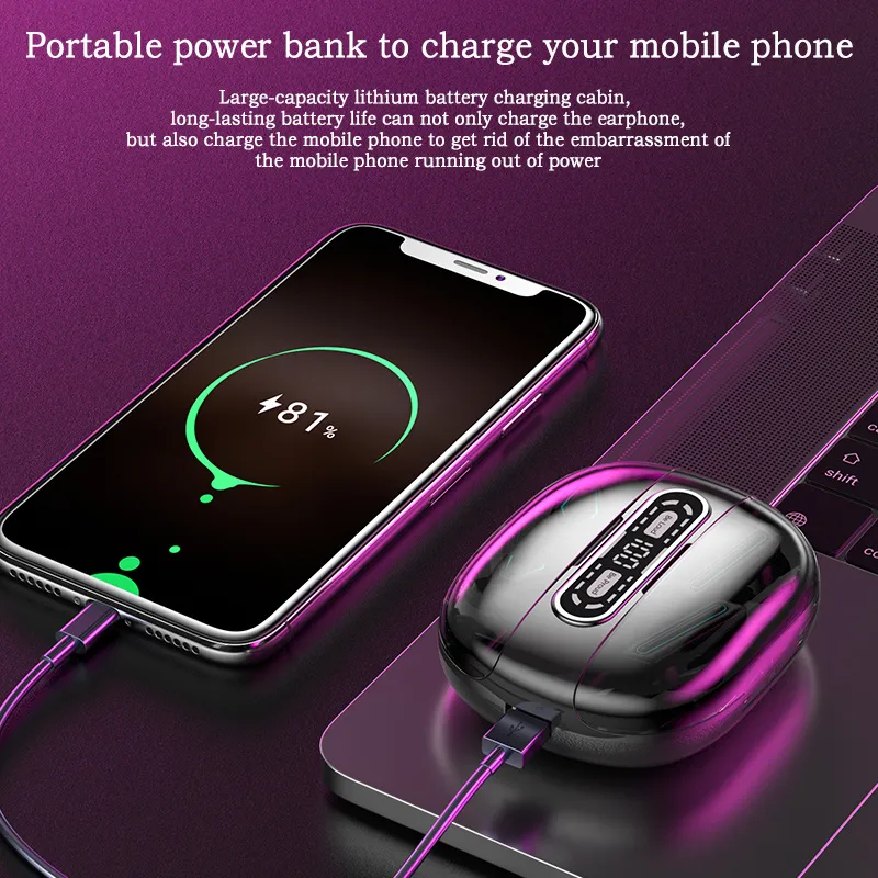 M56 TWS Bluetooth Couple Headp - Phone Cases Pk recension och pris