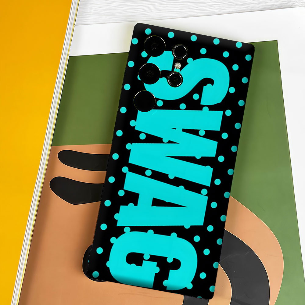 Neon Dots Typo Phone Case For  - Phone Cases Typo recension och pris