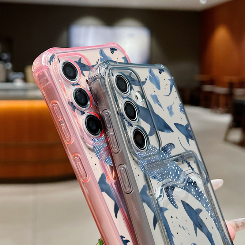 Ocean Shark Whale Phone Case F - Phone Cases With Wallet recension och pris