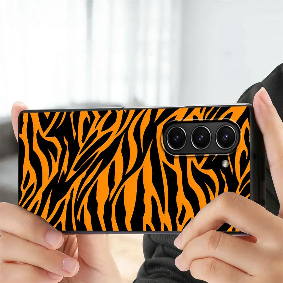 Zebra Striped Sunflower Back P - Phone Cases Z Fold 6 recension och pris