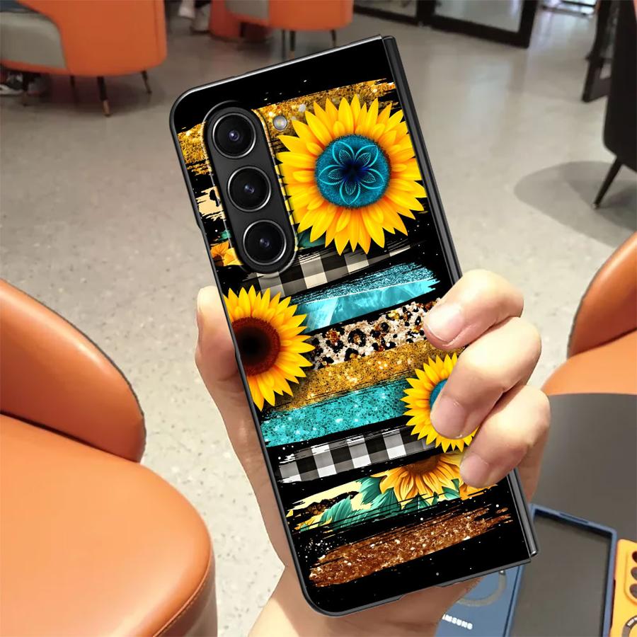 Zebra Striped Sunflower Back P - Phone Cases Z Fold 6 recension och pris