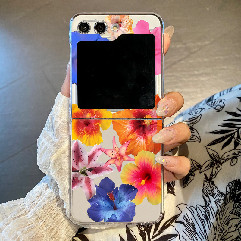 Realistic Floral Print Phone C - Phone Cases Z Fold 6 recension och pris