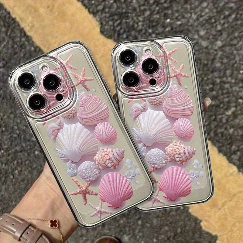 Trendy Pink Seashell Phone Cas - Phone Cases Pink recension och pris